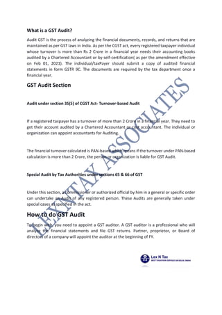 GST Audit | PDF