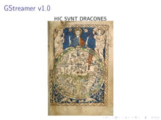 GStreamer v1.0
HIC SVNT DRACONES

 