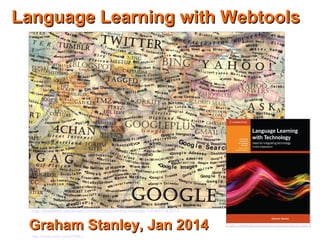 Language Learning with Webtools

http://the9988.deviantart.com/art/Map-of-the-Internet-1-0-427143215

Graham Stanley, Jan 2014
http://www.wiziq.com/IT4ALL

http://www.languagelearningtechnology.com

 