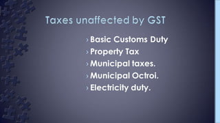 Gst Presentation; Supply; transition provisions.