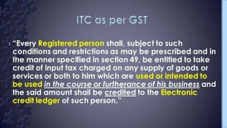 Gst Presentation; Supply; transition provisions.