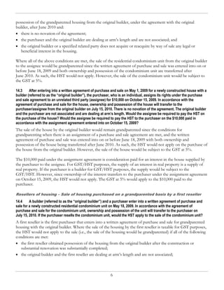 Canada Revenue GST/HST Notice | PDF | Personal Taxes | Personal Finance