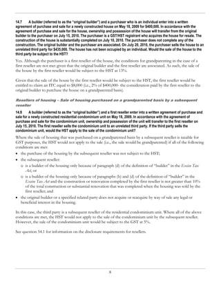 Canada Revenue GST/HST Notice | PDF | Personal Taxes | Personal Finance