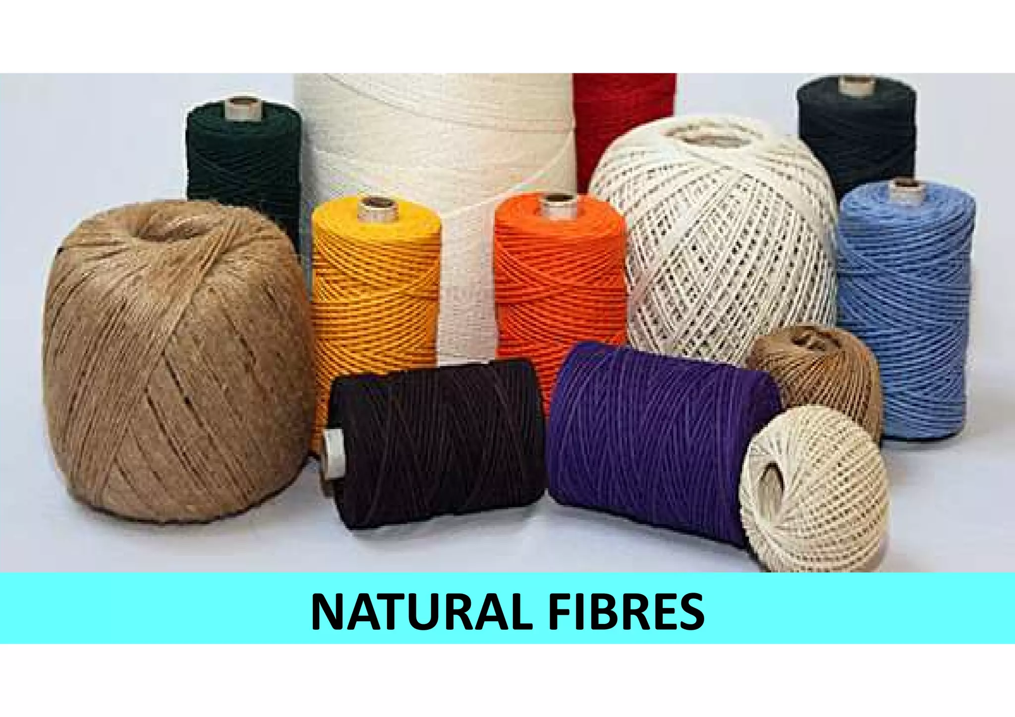 NATURAL FIBRES
NATURAL FIBRES
 