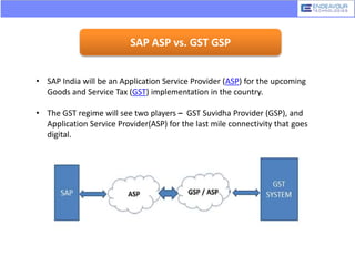 Gstimplementationroadmapbyendeavourtechnologies 171010042912 | PPT
