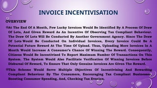 Incentivisation Example GST NETWORK IN Goods and Services Taxptx | PPTX