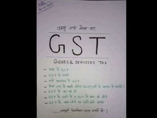 Goods and Service Tax Explained Completely in Hindi