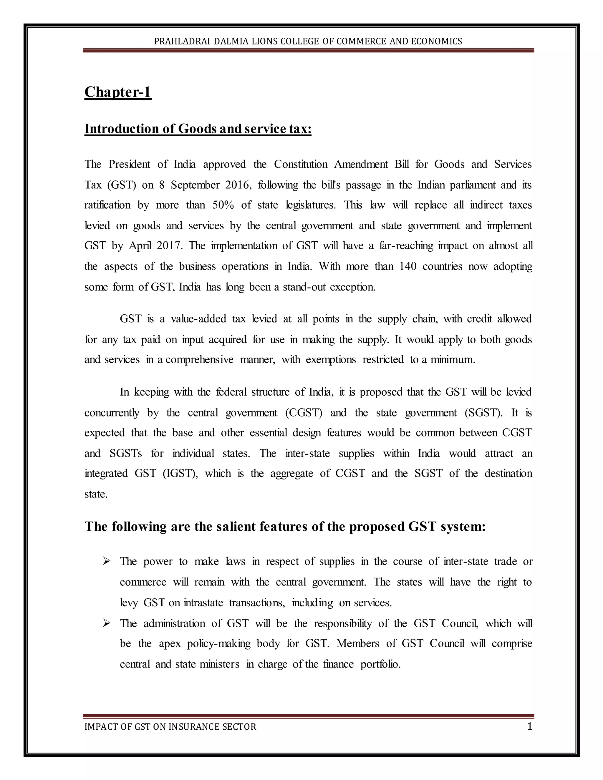 Gst project roshn project | DOCX