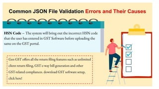 Common GSTR-1 JSON File Validation Problems and Their Solutions with ...