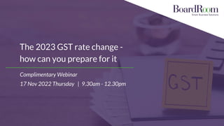 1
6 April 2022, 11.00 am – 11.45 am
Samuel Fung, Associate Director
Accounting & Tax services, Greater China
 