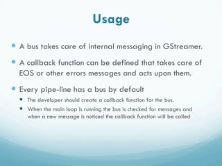 Gstreamer Basics | PDF