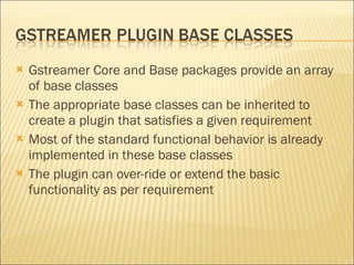 Gstreamer plugin devpt_1 | PPT