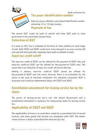 An overview of Goods and Services tax in India | PDF