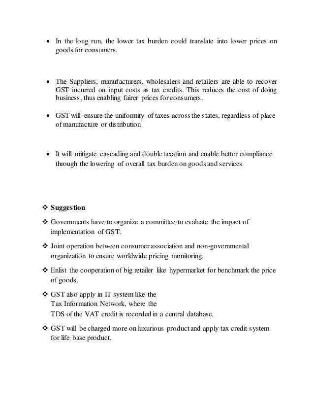 dissertation topics on gst