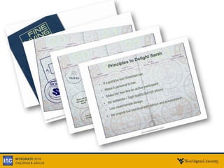 INTEGRATE 2016
Greg Stroud & Julie Link
 