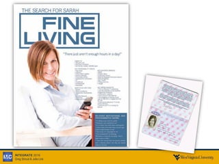 INTEGRATE 2016
Greg Stroud & Julie Link
 