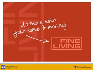 INTEGRATE 2016
Greg Stroud & Julie Link
 