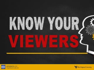 INTEGRATE 2016
Greg Stroud & Julie Link
 