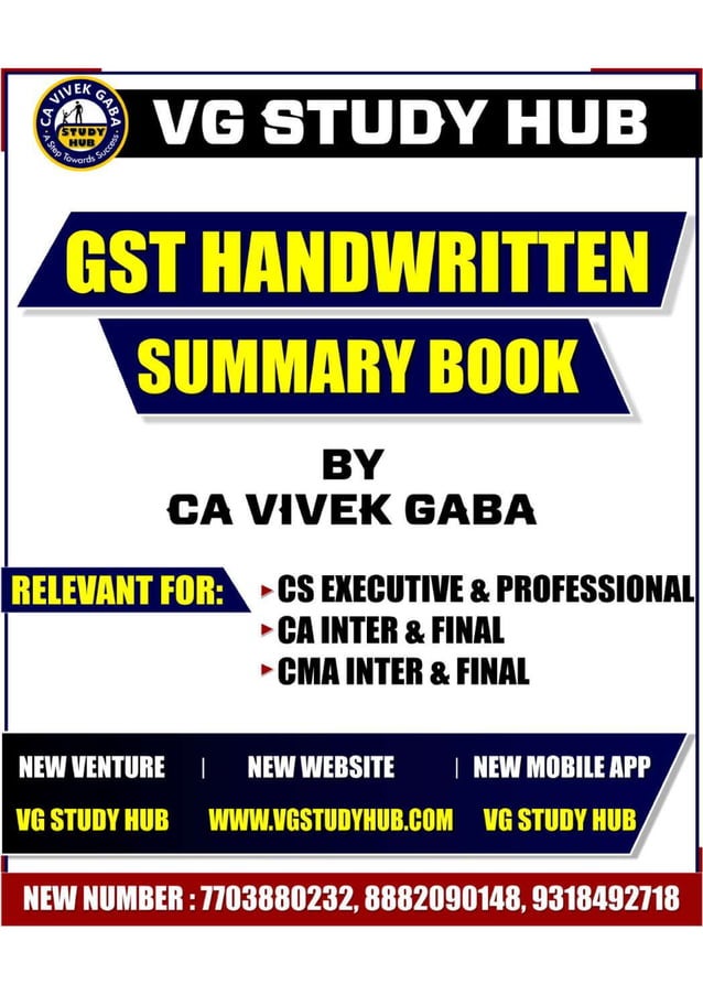 GST Summary Book by Vivek Gaba Sir (1).pdf