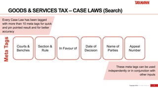 GST - Get largest online database on Goods & Services Tax | PPTX