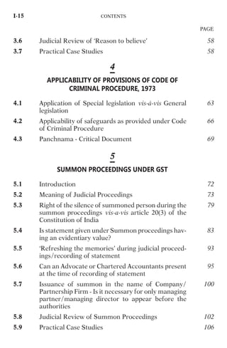 Taxmann's GST Search, Seizure & Arrest | PDF