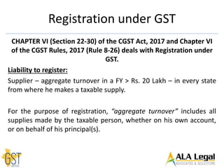 Gst Rules.pdf GST TRAINING ON VARIOUS CONCEPTS OF GST-2 | PPTX