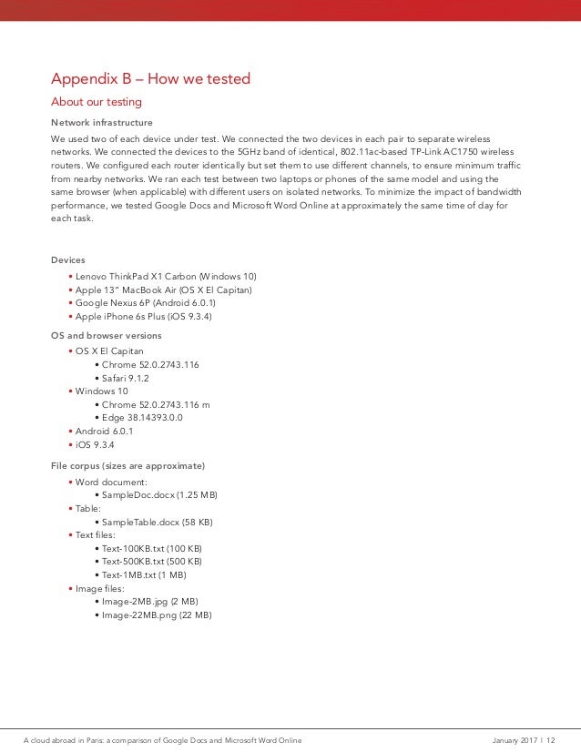A Cloud Abroad In Paris A Comparison Of Google Docs And Microsoft Wo