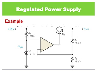 Overly Regulated Example Power Supply Basics: Unregulated & Regulated DC | PPT