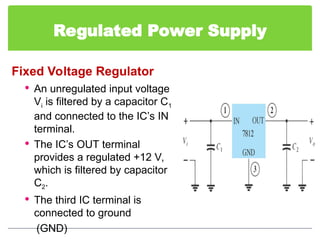 Power Supply Basics: Unregulated & Regulated DC | PPT