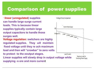 Power Supply Basics: Unregulated & Regulated DC | PPT