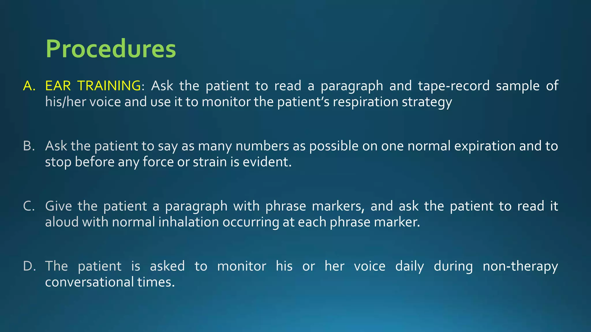 Voice therapy to treat voice disorders | PPTX