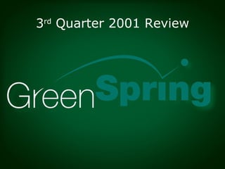 3 rd  Quarter 2001 Review 