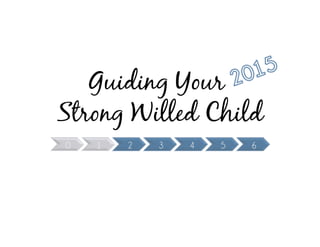 Guiding Your
Strong Willed Child
0 1 2 3 4 5 6
 