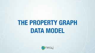 THE PROPERTY GRAPH
DATA MODEL
 