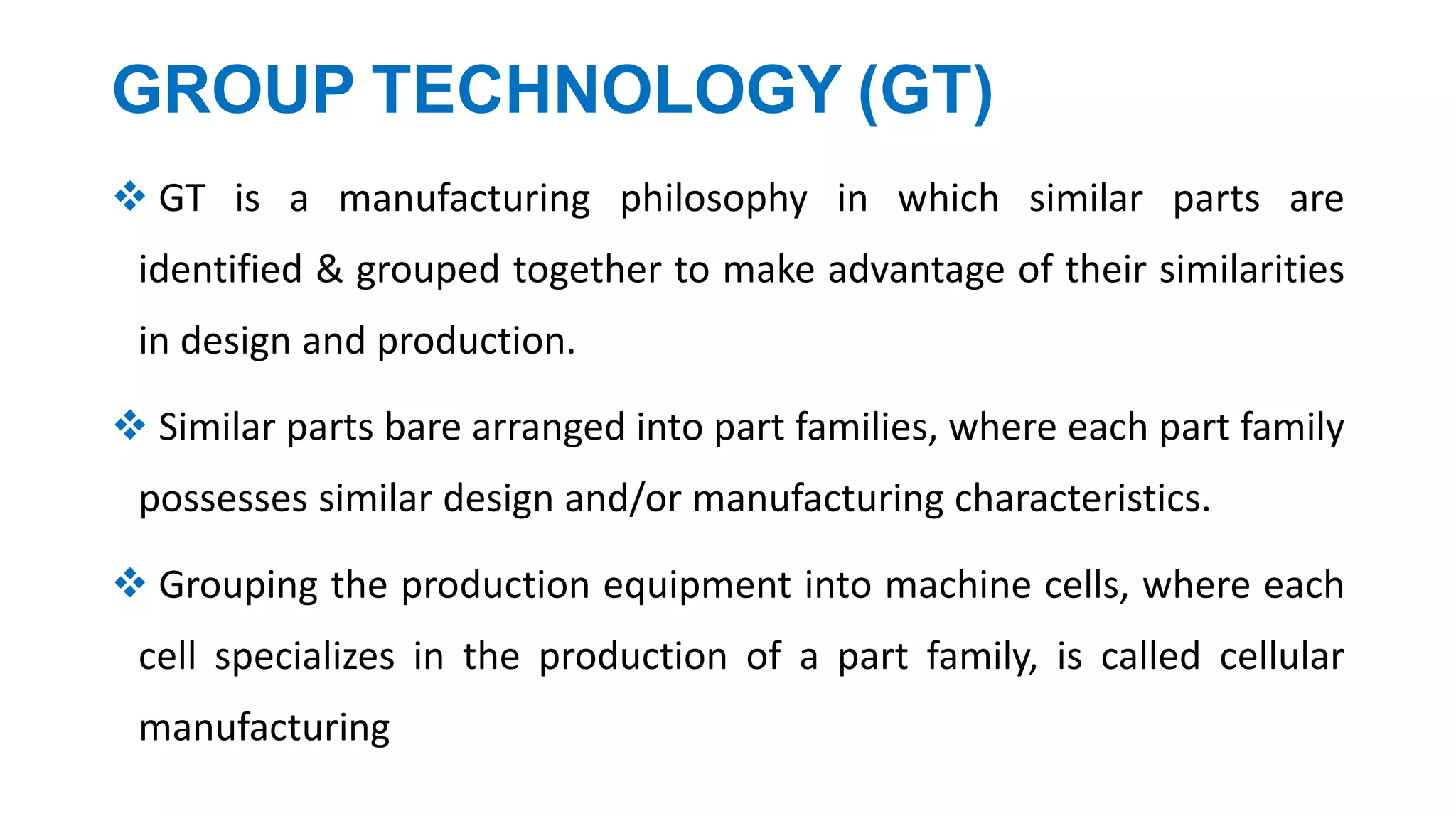 Group Technology | PPTX
