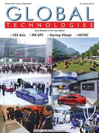 Global Technologies july august 2015 - CES Asia, IFA GPC, HKTDC, Startup Village