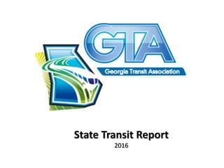 State Transit Report
2016
 