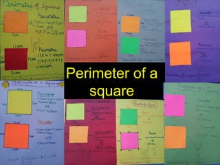 Perimeter of a
square
 