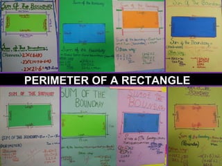 PERIMETER OF A RECTANGLE
 