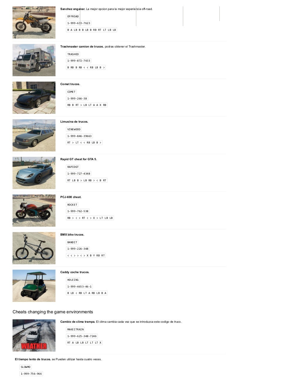 Gta 5 trucos pc todos los códigos de gta v para pc