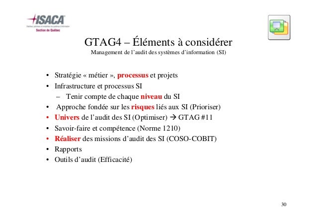 GTAG: Documents de référence