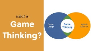 what is
Game
Thinking?
 