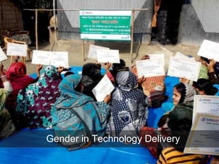Gender in Technology Delivery
 