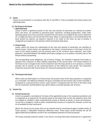 Financial Statement Risk Notes Guaranty Trust Bank financial report 2011 | PDF