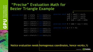 Vec4 Example NVIDIA's OpenGL Functionality | PPT