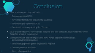 Next generation sequencing in cancer treatment | PPTX
