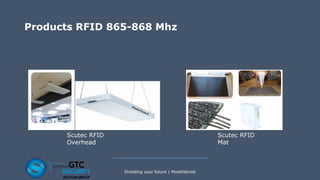 Products RFID 865-868 Mhz
Shielding your future | Modefabriek
Scutec RFID
Mat
Scutec RFID
Overhead
 