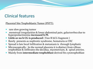 Pstt Gestational trophoblastic diseases | PPTX