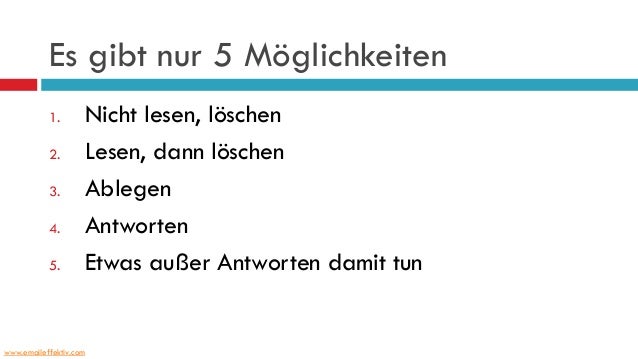 Inbox 0 Die E Mail Flut Beherrschen