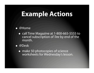 GTD for Educators